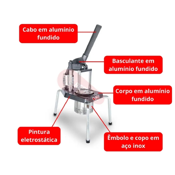 Amassador de Batatas Médio Vitalex