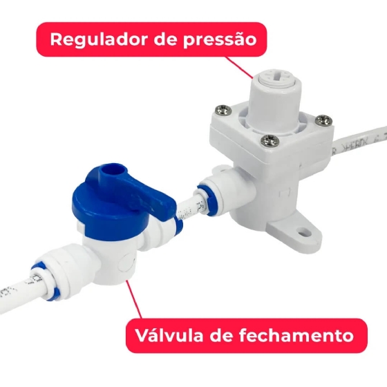 Kit Redutor de Pressão para Bebedouros 1/4