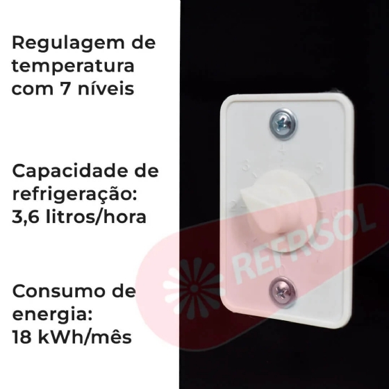 Bebedouro Industrial de Bancada 1 Gelada 1 Natural 10 Litros 110v Office Black Frisbel