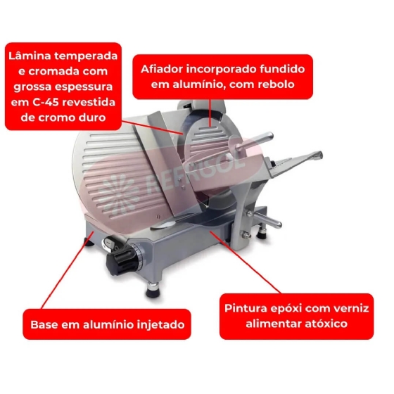 Cortador de Frios Profissional CFI 250 Sirman