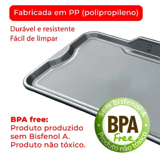Bandeja com Suporte para Celular U400G Preto Useyou