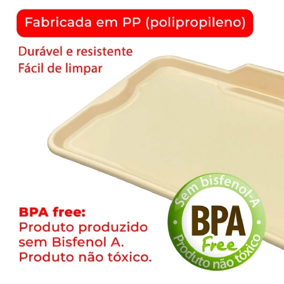 Bandeja com Suporte para Celular U400G Bege Useyou