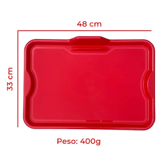Bandeja com Suporte para Celular U400G Vermelho Useyou