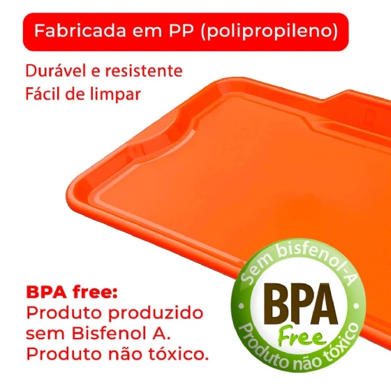 Bandeja com Suporte para Celular U400G Laranja Useyou