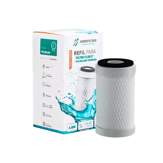 Refil para Filtro Clor 5 Hidrofiltros