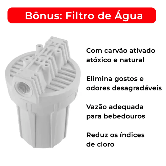 Bebedouro Industrial de Coluna 3 Torneiras Geladas 100 Litros Inox 110v Frisbel