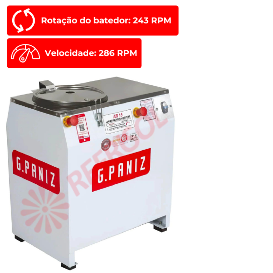 Amassadeira Rápida 15 kg AR 15 110v G Paniz