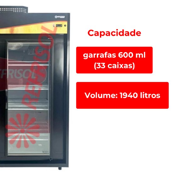Cervejeira King 2 Portas de Vidro 220v Chimafrio