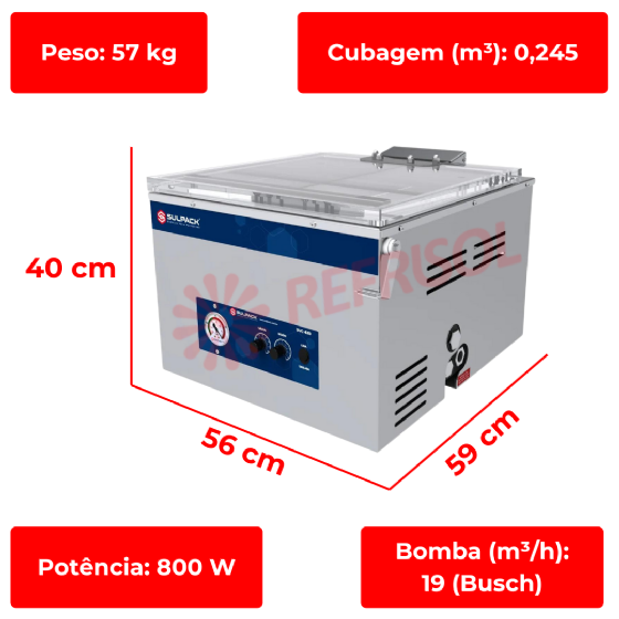 Seladora a Vácuo SVC 430 Sulpack