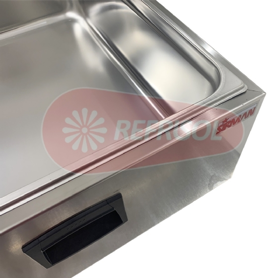 Cuba Premium Inox Sous Vide GN 2/1 com Tampa Sirman