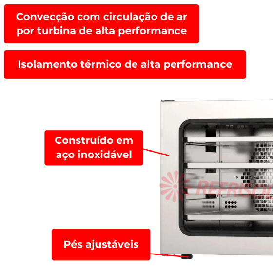 Forno Elétrico Com Vapor Miniconv Tradicional 220v Prática