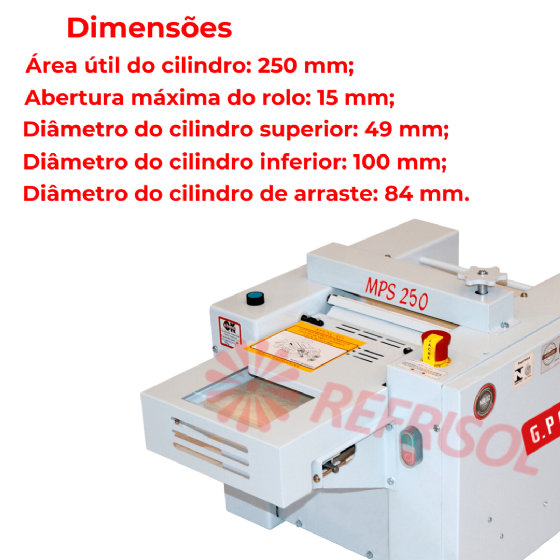 Modeladora de Pão MPS 250 Epóxi 220v G Paniz