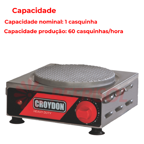 Máquina Para Casquinha De Sorvete Elétrica MCSS 220v Croydon