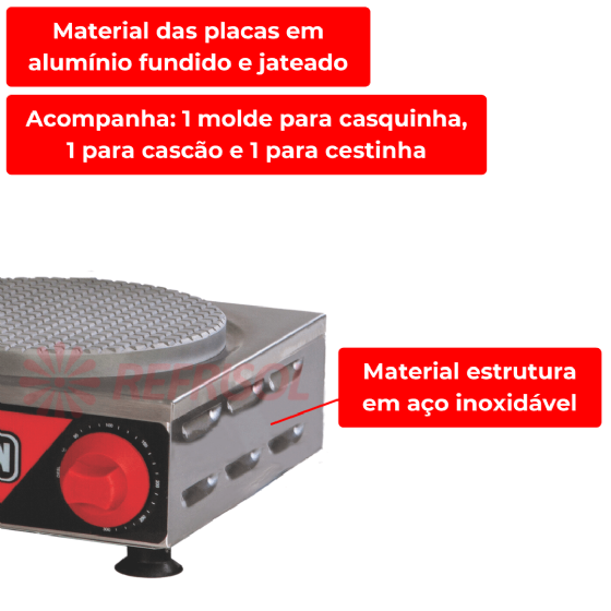 Máquina Para Casquinha De Sorvete Elétrica MCSS 110v Croydon