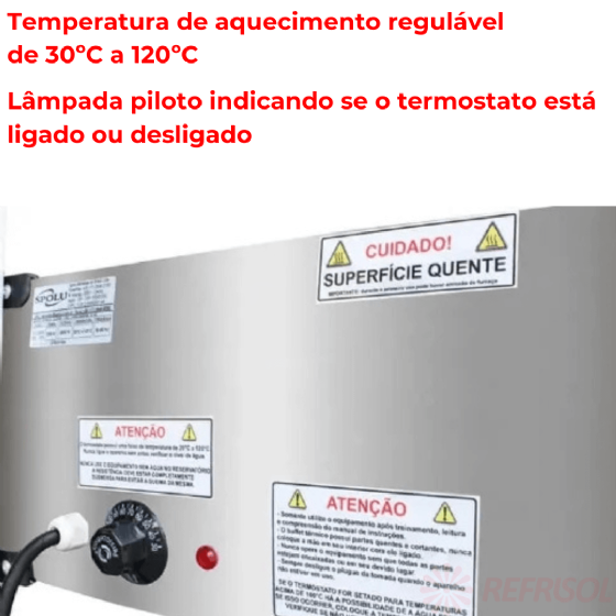 Buffet Térmico Aquecido 6 Bandejas SPL-506 220v Spolu