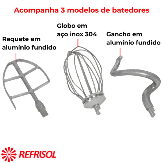 Batedeira Planetária 05 Litros BP 05 RP 220v G Paniz