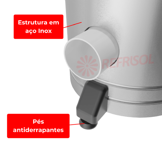 Descascador de Batatas 06 kg DB 06 Inox 220v Skymsen