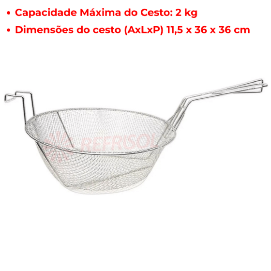 Fritadeira Água e Óleo 24 Litros FC-N Inox 220v Skymsen