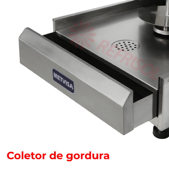 Assador Churrasco Grego Elétrico 4 Queimadores 220v Metvisa
