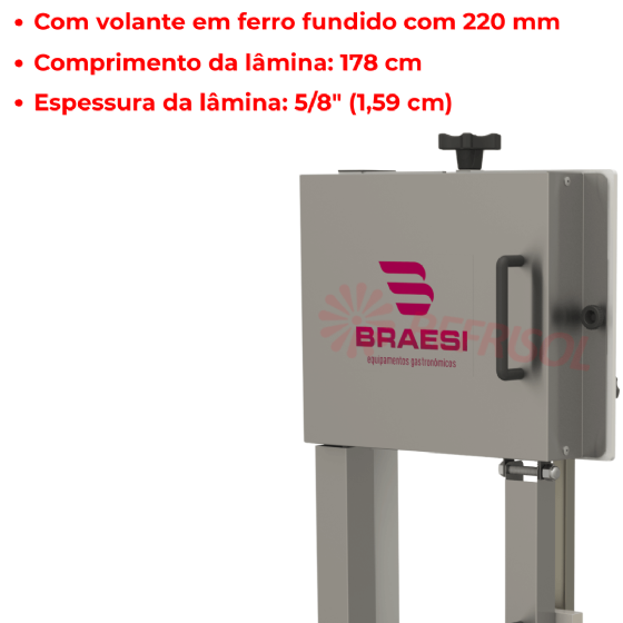 Serra Fita de Bancada BSIM 178 Plus Bivolt Braesi