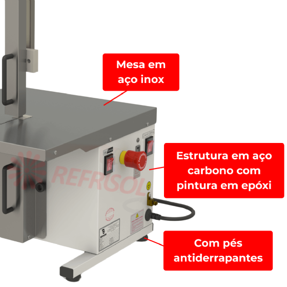 Serra Fita de Bancada BSIM 178 Plus Bivolt Braesi
