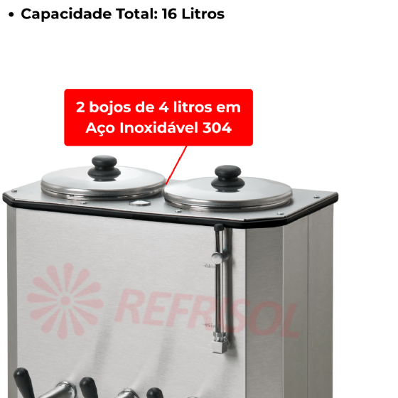 Cafeteira Elétrica Profissional 16 Litros 110v Marchesoni