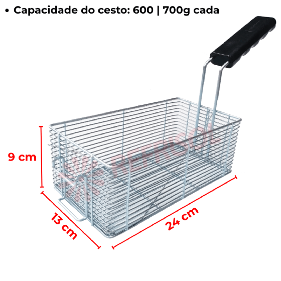 Fritadeira Elétrica Zona Fria de Óleo 15 Litros FOE 15 M 110v Metalcubas
