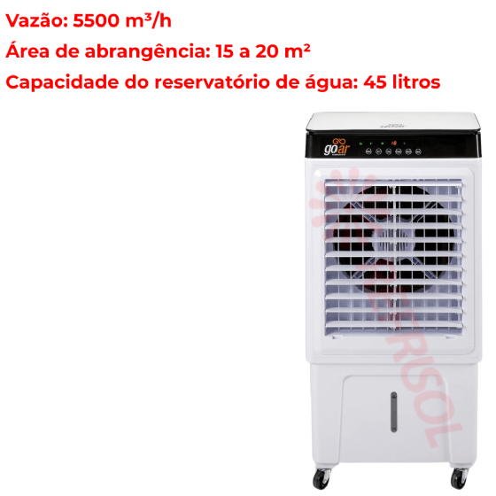 Climatizador Evaporativo 45 Litros 220v Goar