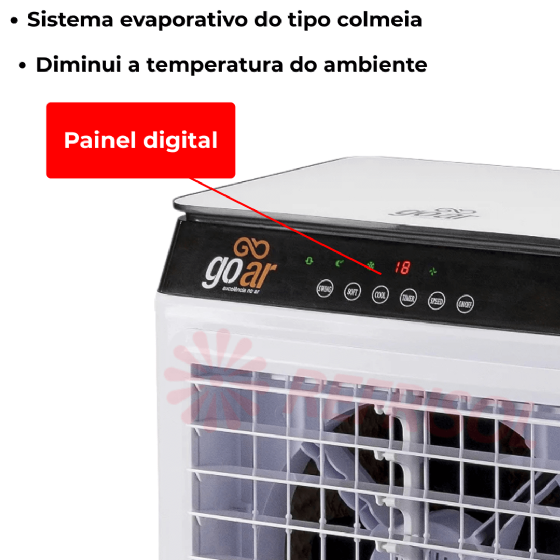 Climatizador Evaporativo 45 Litros 220v Goar