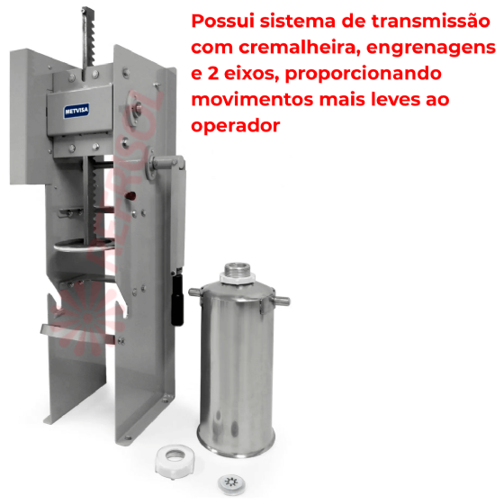 Máquina Masseira Para Churros Manual Vertical 6 kg MCV06 Metvisa