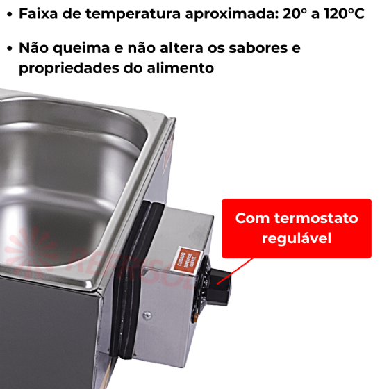Derretedeira Profissional 3 Cubas 3,3 kg 220v Marchesoni