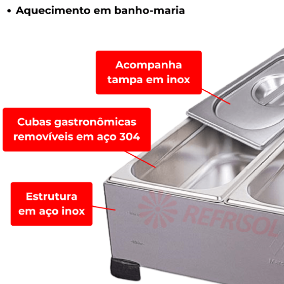 Derretedeira Profissional 3 Cubas 3,3 kg 220v Marchesoni