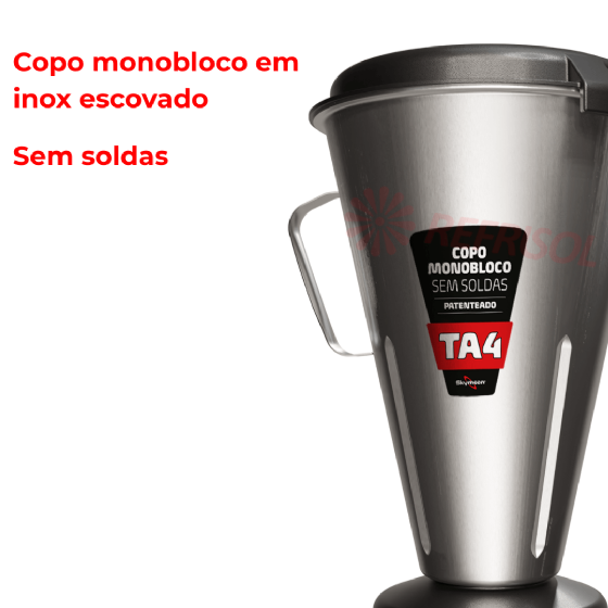 Liquidificador Comercial 4 Litros Alta Rotação TA 4-MB-N 220v Skymsen
