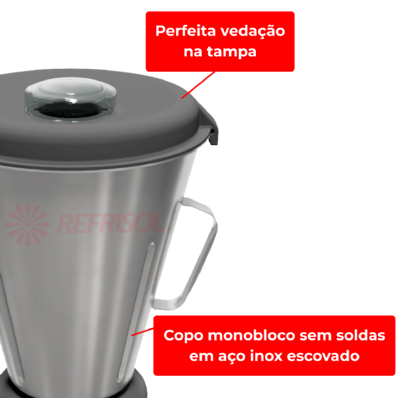 Liquidificador Comercial 02 Litros LS 02 Baixa Rotação Bivolt Skymsen