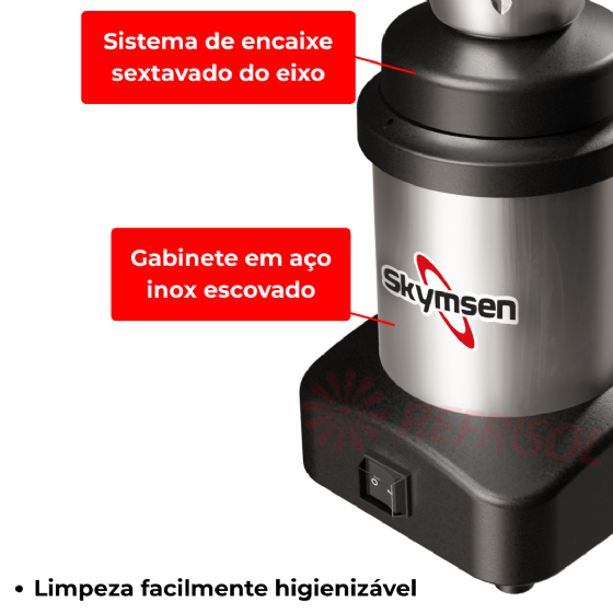 Liquidificador Comercial 4 Litros Alta Rotação TA 4-MB-N 110v Skymsen