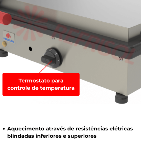 Grill Sanduicheira Elétrica PR-500 E 220v Progás