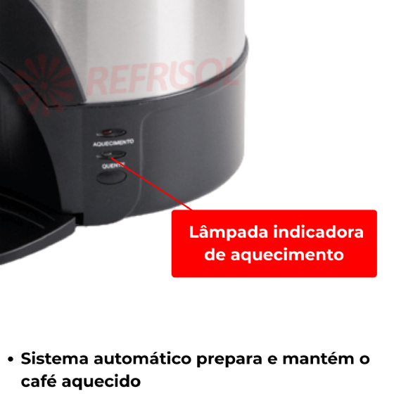 Cafeteira Elétrica Automática 6 litros 110v Marchesoni