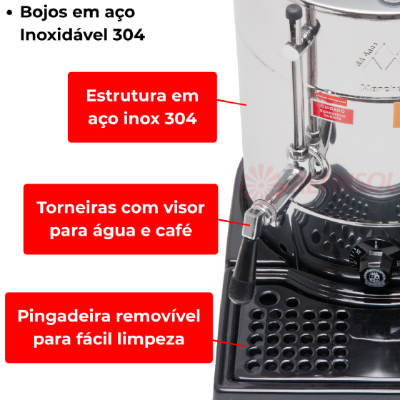 Cafeteira Elétrica Master 2 litros 220v Marchesoni