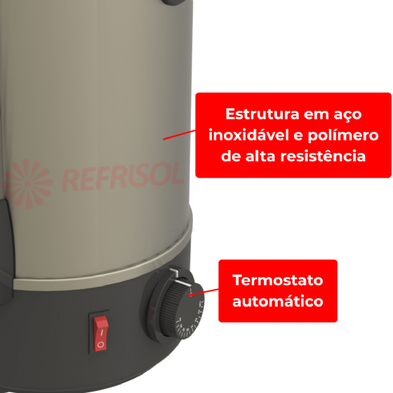 Cafeteira Elétrica Automática 6 litros 110v PRC-06 Progás