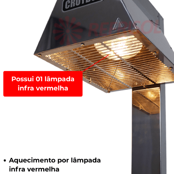 Conservador de Fritura 1 Cuba CF1D 220v Croydon