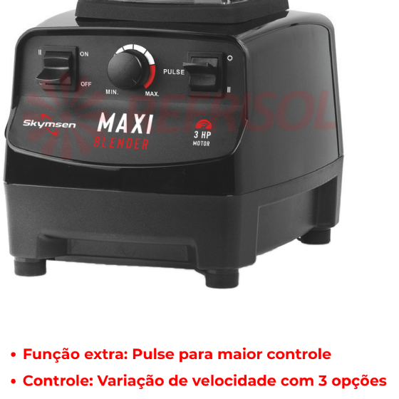 Liquidificador Maxi Blender BM2 Copo Tritan Alta Rotação 220v Skymsen