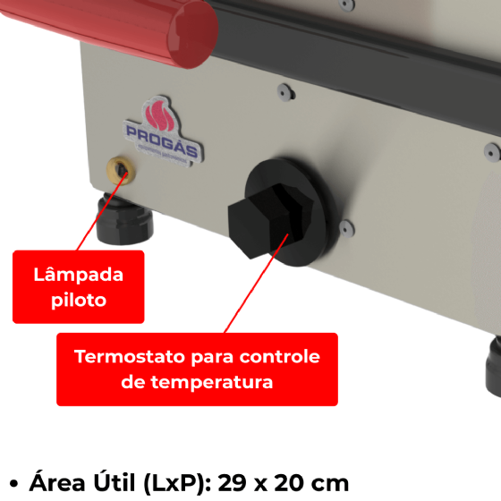 Grill Sanduicheira Elétrico PR 220 EN Style 110v Progás