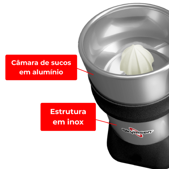 Extrator de Sucos Inox EX Bivolt Skymsen