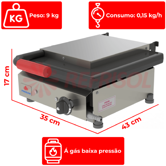 Grill a Gás PR 350 GN Style Progás