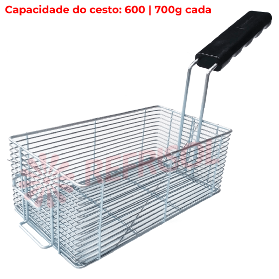 Fritadeira Elétrica Água e Óleo 18 Litros 5500 W GFAO 18 M 220v Metalcubas