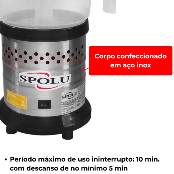 Extrator Espremedor de Suco Prático SPL 098 220v Spolu