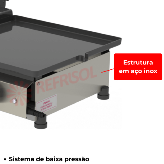 Chapa Sanduicheira com Prensa à Gás PR 700 Progás