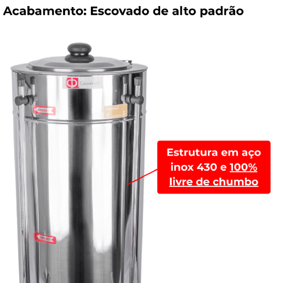Cafeteira Elétrica Profissional 20 Litros CIC 20 220v Consercaf