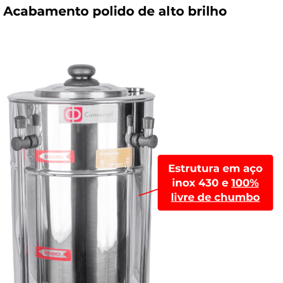Cafeteira Elétrica Tradicional 2 Litros C22 220v Consercaf