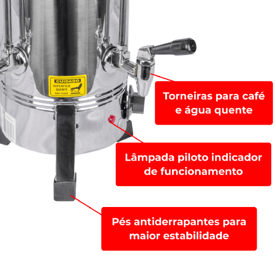 Cafeteira Elétrica Tradicional 2 Litros C22 220v Consercaf